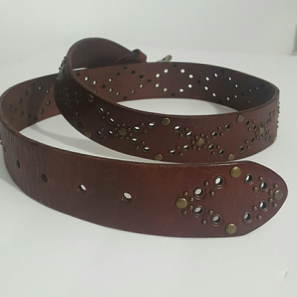Vintage genuine  leather belt Size-M